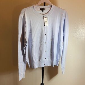 Ann Taylor Factory Light Blue Men's Cardigan Sweater